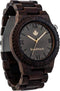 De officiële WoodWatch | Wootch Black Sandal | Houten horloge heren