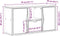 vidaXL - Tv-meubel - met - lade - ODDA - 79x24x40 - cm - massief - grenenhout - wit