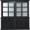 HSM Collection Buffetkast Provence - 220 cm - zwart/wit