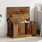 vidaXL - Opbergbox - 70x40x38 - cm - bewerkt - hout - oud - houtkleurig