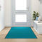 vidaXL - Deurmat - Wasbaar - Cyan - 120x300 - cm