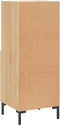 vidaXL - Dressoir - 34,5x34x90 - cm - bewerkt - hout - sonoma - eiken