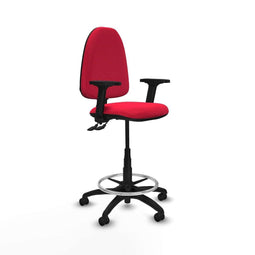 Piqueras y Crespo B2D01RF - Bureaustoel - Hoogteverstelbaar met armleuning - Rood