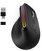 Mobility Lab ML314259 - Draadloze Ergonomische Muis - Bluetooth en 2,4GHz - Zwart