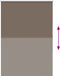 vidaXL - Rolgordijn - verduisterend - koffie - 100x130 - cm - stofbreedte - 95,7 - cm