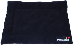 PetGear Ligmat - Hondenligmat - Lamswol - 107x71 cm - Zwart