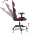 vidaXL - Gamestoel - kunstleer - zwart - en - rood