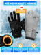 MiVelo Winterhandschoenen - Thermo-Fleece & 3M - Winddicht Waterdicht Touchscreen Antislip - Zwart - XL
