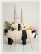 Schilderij Crochetts Multicolour 33 x 43 x 2 cm Pandabeer