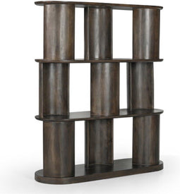 Lage kast Cerchio open vakken 140 cm
