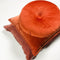 Dutch Decor BURTO - Kussenhoes van gewassen katoen Potters Clay 60x60 cm - oranje - met rits