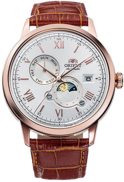 Orient Bambino RA-AK0801S30B - Polshorloge - Automatisch - 42 mm - Roségoud