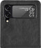 iMoshion Hoesje Geschikt voor Samsung Galaxy Z Flip 3 Hoesje Met Pasjeshouder - iMoshion Luxe Bookcase flip versie - Zwart