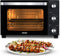 MPM MPE-14/T - Vrijstaande Elektrische Oven - Hete Lucht 22L 1300W 230°C - Zwart