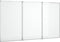 vidaXL Whiteboard magnetisch inklapbaar 150x80x1,7 cm aluminium