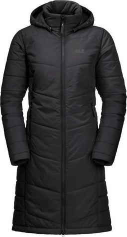 Jack Wolfskin North York - Outdoorjas Dames - Winddicht en warm gewatteerd - Black (M)