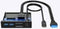Graugear GMP01CR - USB 3.0-hub - 6 poorten met 2x USB-C en SD/micro-SD-kaartlezer - Zwart
