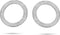 Casa Jewelry Lola Zilver - Oorknoppen - Gesatineerd - Zilver