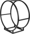 Pro Garden brandhoutrek - metaal - zwart - 50 x 25 x 51 cm - Openhaard accessoires