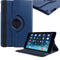 Lunso - Geschikt voor iPad 2 / 3 / 4 - Stand flip sleepcover hoes - Donkerblauw