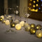 LED Cotton Balls Fairy Lights, 3.3 m, Pack of 20