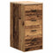 vidaXL - Garagekast - 40x51x85 - cm - massief - grenenhout - oud - hout