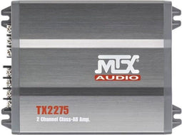 MTX-versterker TX2275 2 x 110 W Rms @ 2O of 1 x 220 W Rms @ 4O Class-AB Filter Actieve variabele ingangen Hoog niveau