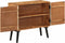 vidaXL - Dressoir - 85x30x75 - cm - massief - mangohout