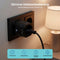 Gologi Slimme stekker - Smart plug - Energieteller - WIFI - Google Home & Amazon Alexa - Zwart