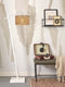 GOOD&MOJO Vloerlamp Java - Bamboe Zwart - 58x32x150cm - Modern - Staande lampen voor Woonkamer - Slaapkamer