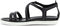 ECCO Simpil - Platte sandalen - Klittenbandsluiting - Zwart - Maat 39