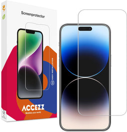 Accezz Gehard Glas Screenprotector - iPhone 15 / 15 Pro - Geschikt voor dagelijks gebruik
