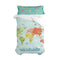 Happy Friday Duvet cover set 2 pieces World map 180x220 cm (Single) Multicolor