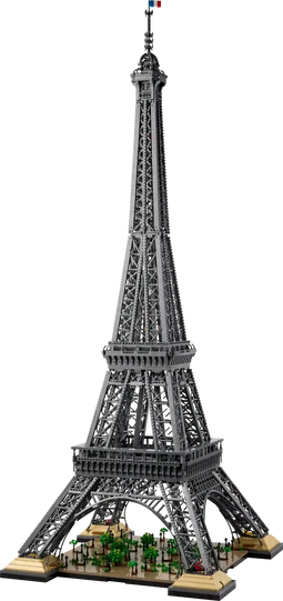 LEGO Icons 10307 - Eiffeltoren - 10001 onderdelen - Grijs