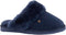 Warmbat Flurry - Dames Sloffen - Suède - Donkerblauw - Maat 37