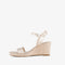 Tamaris Espadrilles - Sleehak met gespsluiting - Goud - Maat 36