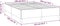 vidaXL - Bedframe - kunstleer - crèmekleurig - 140x190 - cm