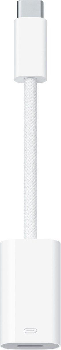 Apple MUQX3ZM/A - USB-C naar Lightning adapter - Opladen en data overzetten - Wit