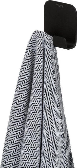 Tiger Colar - Handdoekhaak - Zelfklevend 3M tape - Zwart