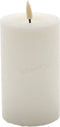 led kaars ivoor wit 12,5x7,5cm