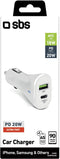 SBS TECRPD20W - Oplader - 1x USB type-C - Power Delivery max 20W - Wit