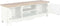 vidaXL - Tv-meubel - 120x30x40 - cm - hout - wit