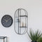 Newcastle Zwart Staal/Glas Legplank - 3 Planken - 32x11x68 cm