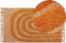 HAKKARI - Vloerkleed - Oranje - 80 x 150 cm - Katoen
