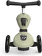 Scoot & Ride Highway Kick 1 - Kinderstep - Verstelbaar zadel en stuur - Olive
