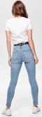 ONLY ONLMILA HW SK ANK DNM BJ13502-1 NOOS - Dames Jeans - Maat W28 X L30 - Denim