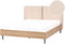 LIMANTON - Bed - Beige - 140 x 200 cm - Bouclé