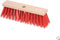 Straatbezem kunstvezels 29cm rode haren gat Ø23,5mm