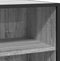 vidaXL - Dressoir - 68x35x76 - cm - bewerkt - hout - en - metaal - grijs - sonoma