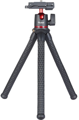 Rollei Monkey Pod 2 - Mini-tripod - Draaggewicht 2kg - Hoogte 31cm - Zwart
